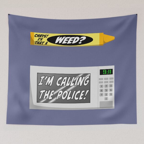 Item preview, Chris Is That A Weed I'm Calling the Police  Meme ~ Vine Phrase Quote Collection designed and sold by Neon-Wolf.