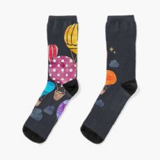 Hot Air Balloon Night Socks