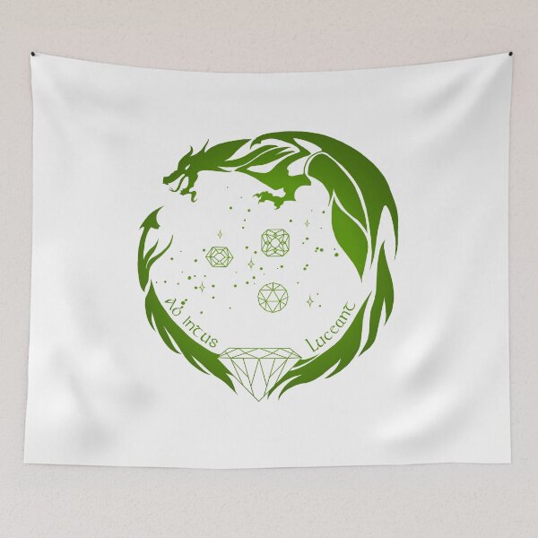 Item preview, ShinyPrecious Emerald Dragon Logo designed and sold by ShinyPrecious.