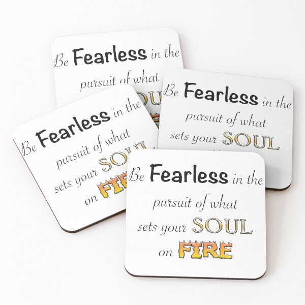 Item preview, Be Fearless Quote designed and sold by Astravira House.