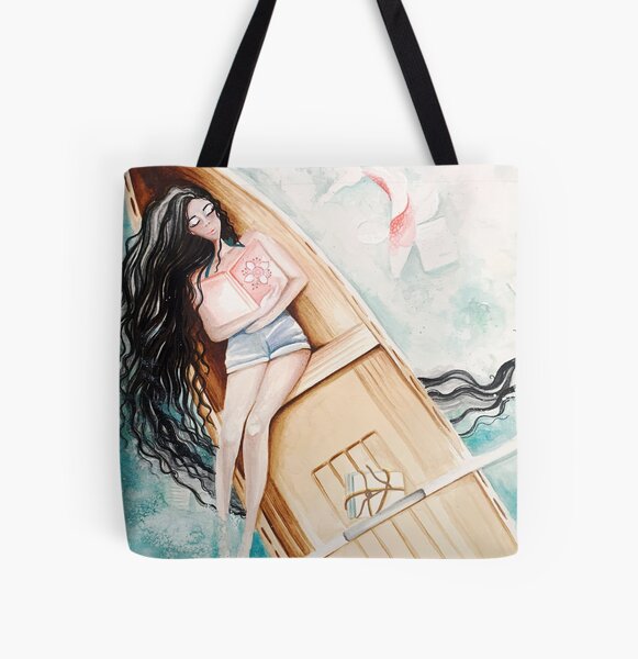 Pages All Over Print Tote Bag