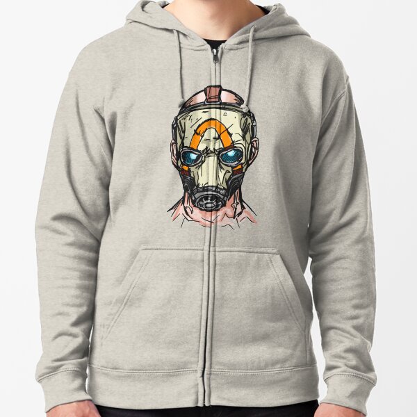 Borderlands 3 Psycho Mask Zipped Hoodie