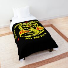 Cobra Karate First Strike Hard Kai Strike Fast No Mercy Comforter