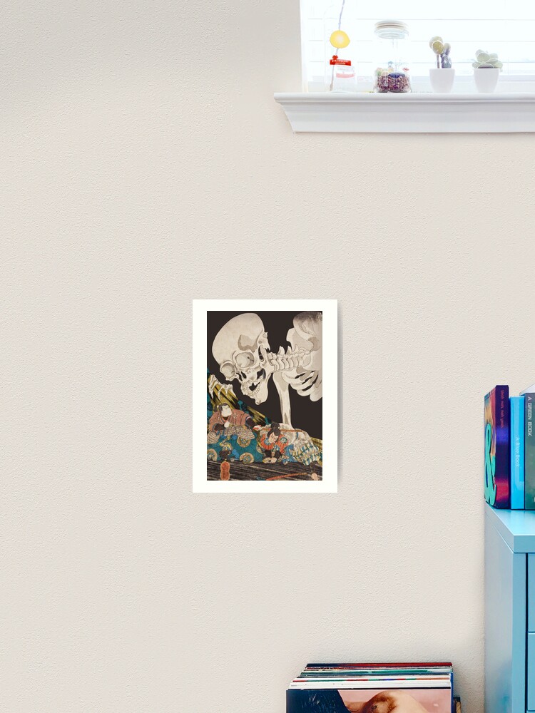 Skeleton Ghost Ukiyo-e Woodblock Print