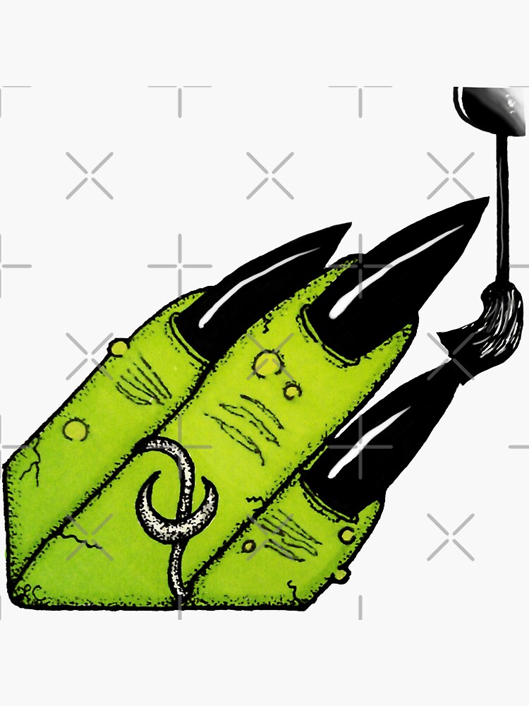 Thumbnail 3 of 3, Sticker, Witch Emoji designed and sold by softnosferatu.