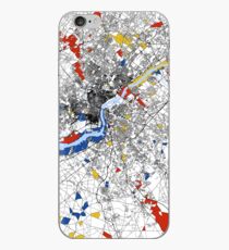Philadelphia Mondrian map iPhone Case