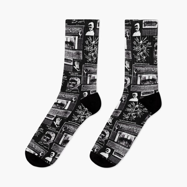 Item preview, Tesla's Latest Wonder Collage in White on Black designed and sold by Maureen Eckert.
