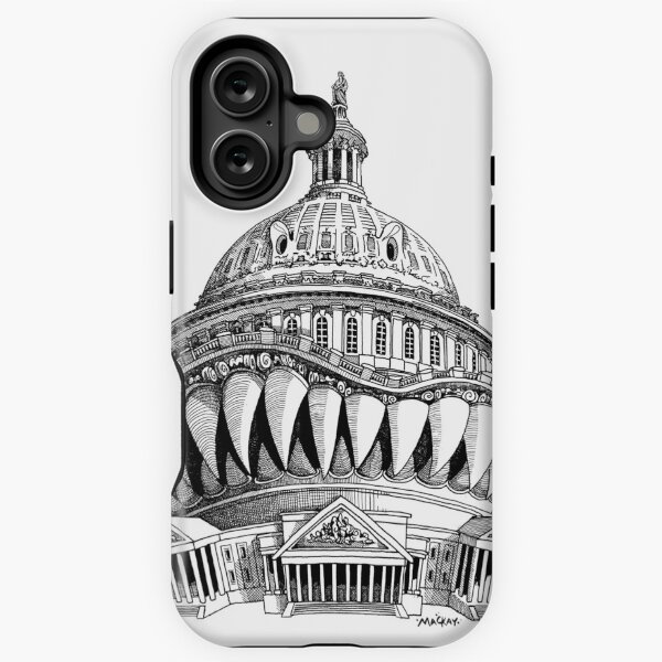 Angry Washington iPhone Tough Case