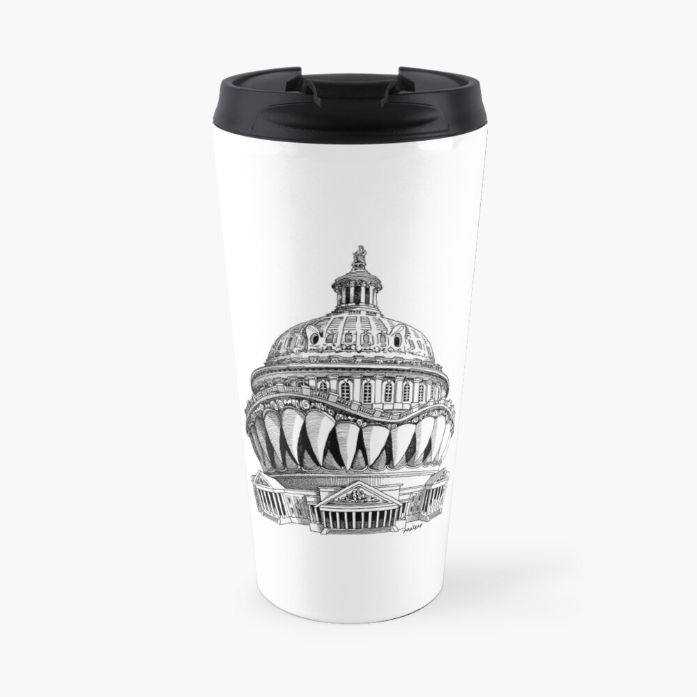 Angry Washington Travel Mug