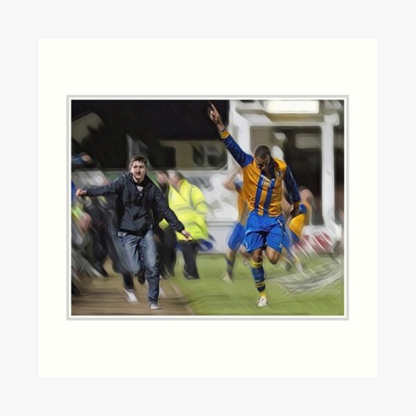 Matt Green - Woff - Hereford Away - iconic image/moment Art Print