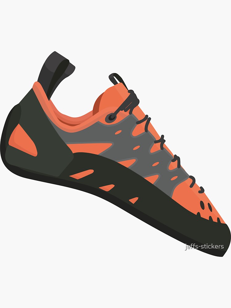 Rock Climbing Shoe Illustration by jeffs-stickers