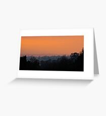 Ashdown Forest Sunset Greeting Card