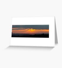 Ashdown Forest Sunset Greeting Card