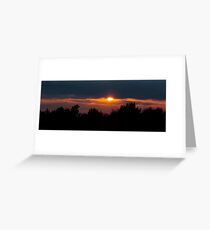 Ashdown Forest Sunset Greeting Card