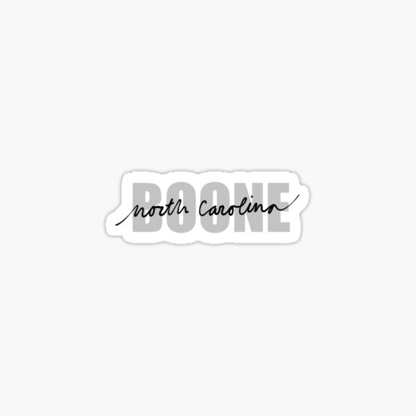 Boone North Carolina Sticker