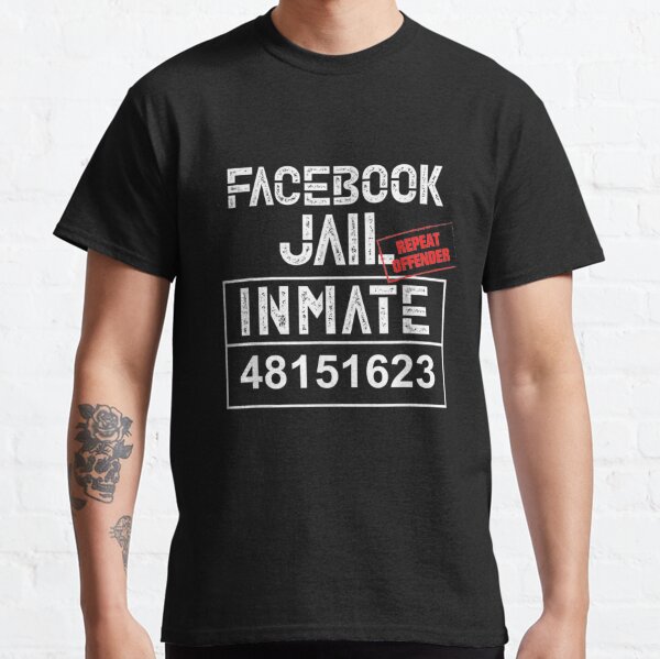 JAIL T-SHIRT LET ME OUT PRISON GAOL HUMOROUS