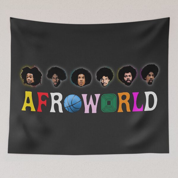 Item preview, AFROWORLD Basketball Players designed and sold by sportsign.