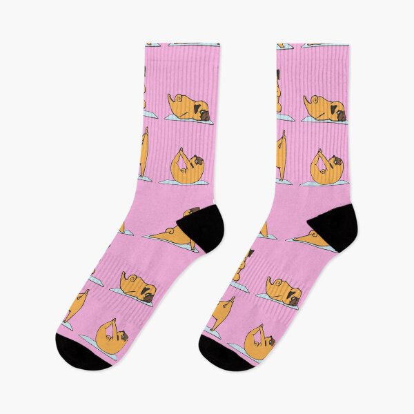 Item preview, Pug Yoga // Pink  designed and sold by Huebucket.