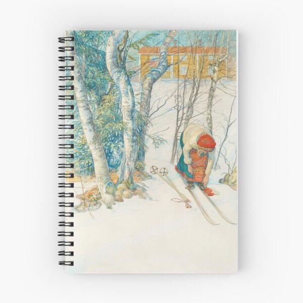 Item preview, Putting on Skiis by Carl Larsson designed and sold by chillchar1234.