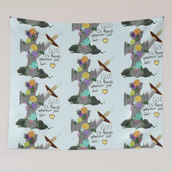 Item preview, God Is Always With You. (Color Splash Roses) designed and sold by Shadowwolf31.