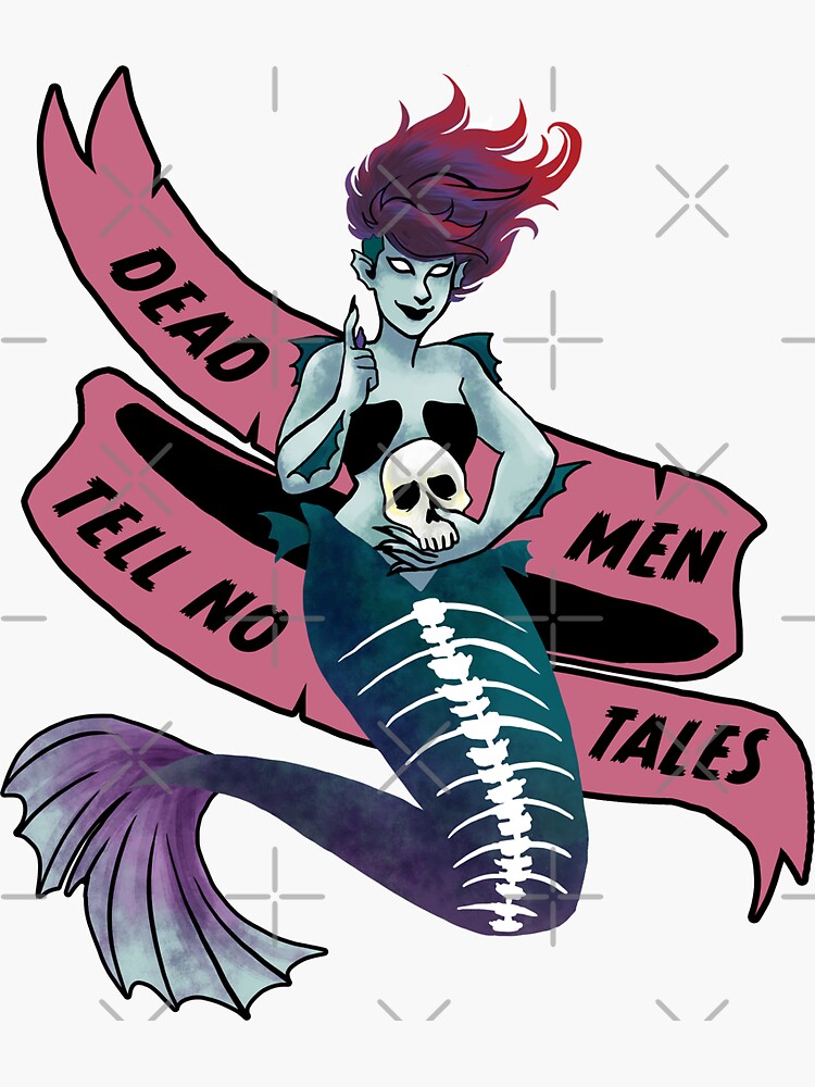 Dead Men Tell No Tales Sticker By Swinku Redbubble 8172