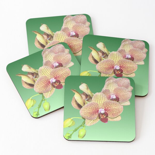 Item preview, Orchids on Green designed and sold by Margaret Stevens.