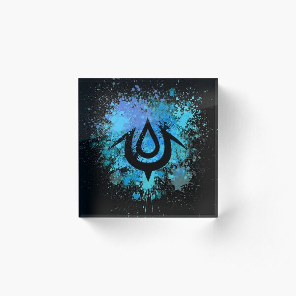 Exalt Splatter Acrylic Block