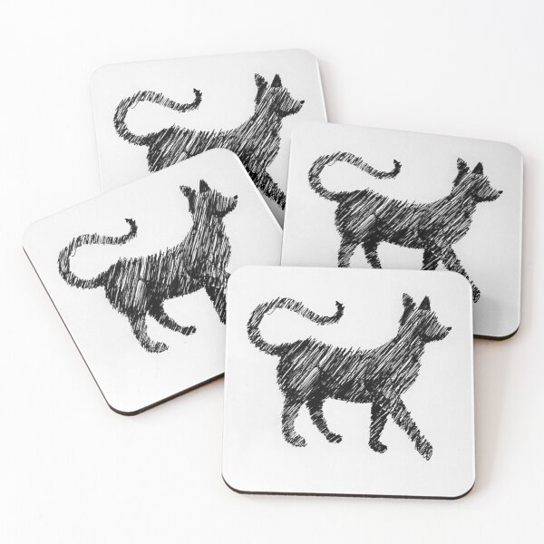 Item preview, Cat Scribble Outline Drawing designed and sold by Shawn Carroll.