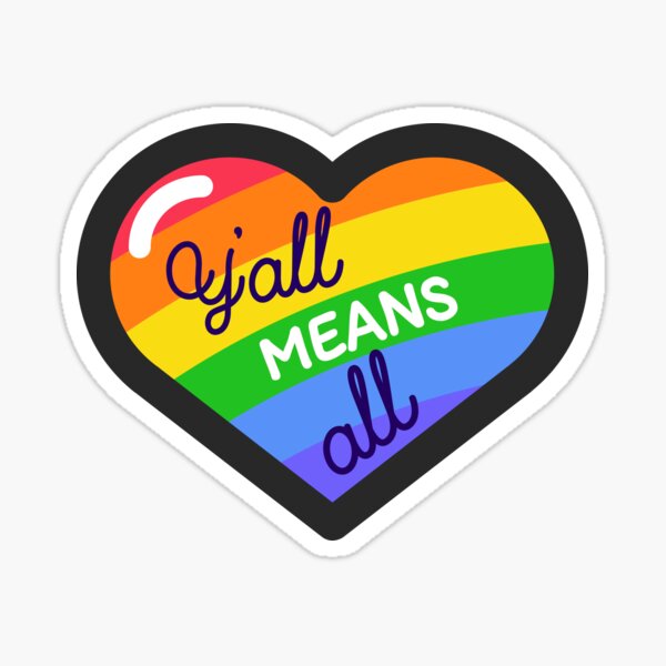 Item preview, Y'all Means all Heart designed and sold by joycolor.