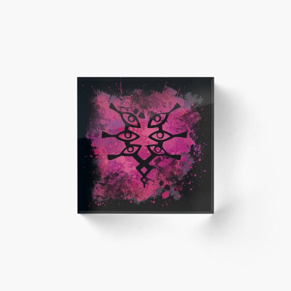 Grimleal Splatter Acrylic Block
