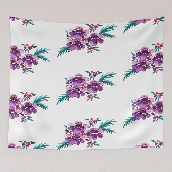Item preview, Bouquet with decorative purple flowers designed and sold by Shoshina.