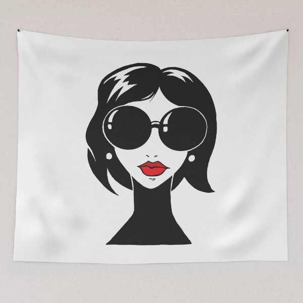 Item preview, Woman with sunglasses, fashion, trendy, stylish, portrait, lady designed and sold by DerSenat.
