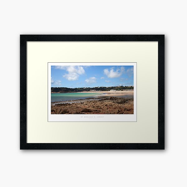 St Brelades Bay, Jersey Framed Art Print