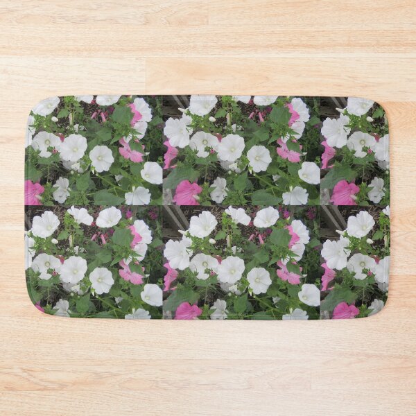 Item preview, White And Pink Lavatera designed and sold by lezvee.