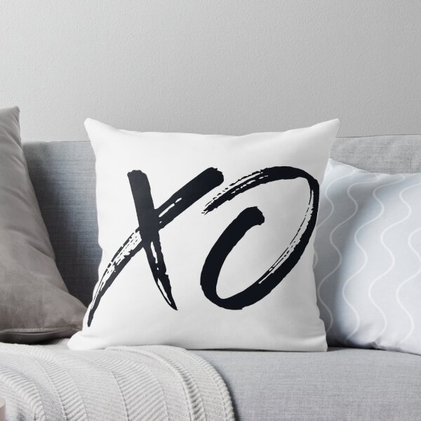 Aperçu de l'œuvre XO Love and Kisses Design de script typographique noir et blanc mignon créée et vendue par theimagezone.