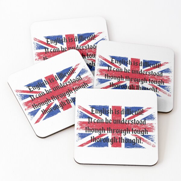 Item preview, English is difficult! designed and sold by SillyTees.