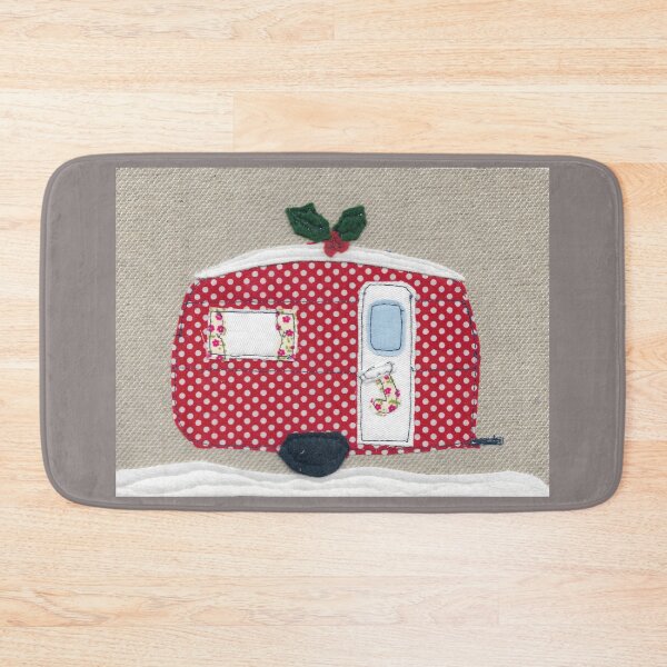 Item preview, Red Free Motion Christmas Caravan  designed and sold by Leatextileart.