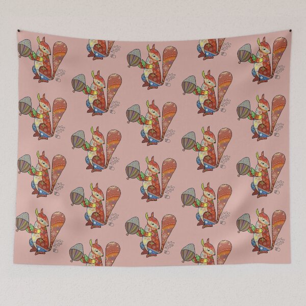 Item preview, pattern squirrels designed and sold by Blumchen.