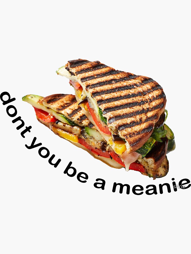 Ayy Panini Dont You Be A Meanie Lil Nas X Sticker By Shriz Redbubble