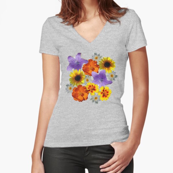 Fitted V-Neck T-Shirt