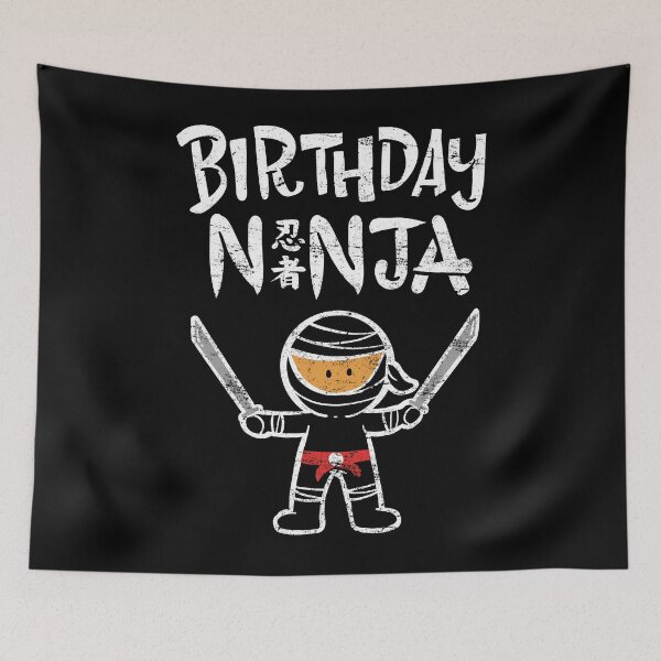 Item preview, Birthday Ninja Vintage designed and sold by 4tomic.