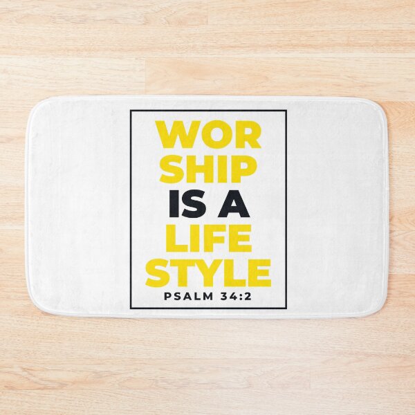 Item preview, Worship, praise designed and sold by GoodNewsDesign.