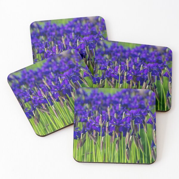 Item preview, A Garden for Vincent Van Gogh - Indigo Purple Irises Springtime Abundance - Take One designed and sold by Georgia Mizuleva.