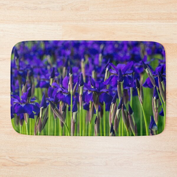 Item preview, A Garden for Vincent Van Gogh - Indigo Purple Irises Springtime Abundance - Take One designed and sold by Georgia Mizuleva.