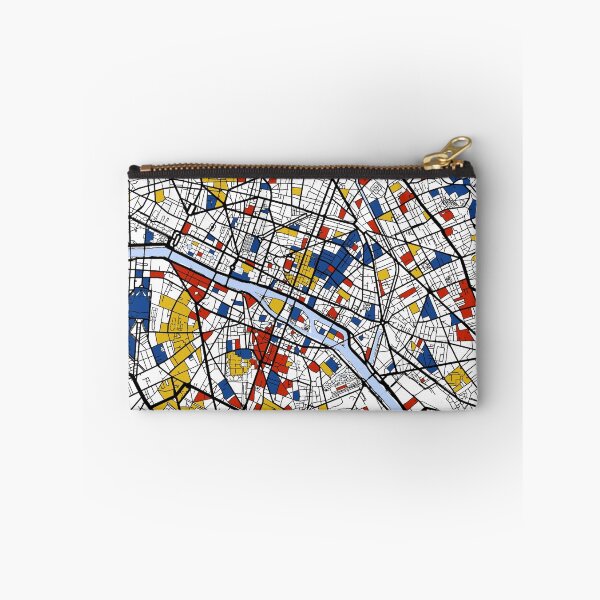Item preview, Paris Mondrian map designed and sold by mondrianmaps.