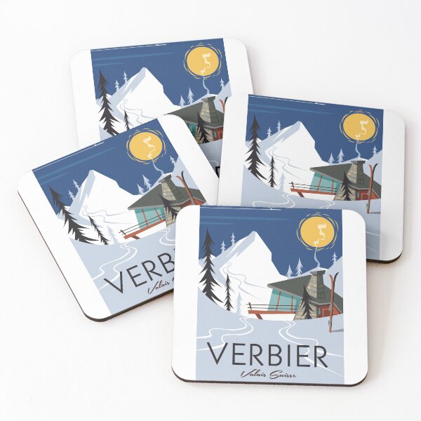 Item preview, Verbier ski poster designed and sold by GAGodel.