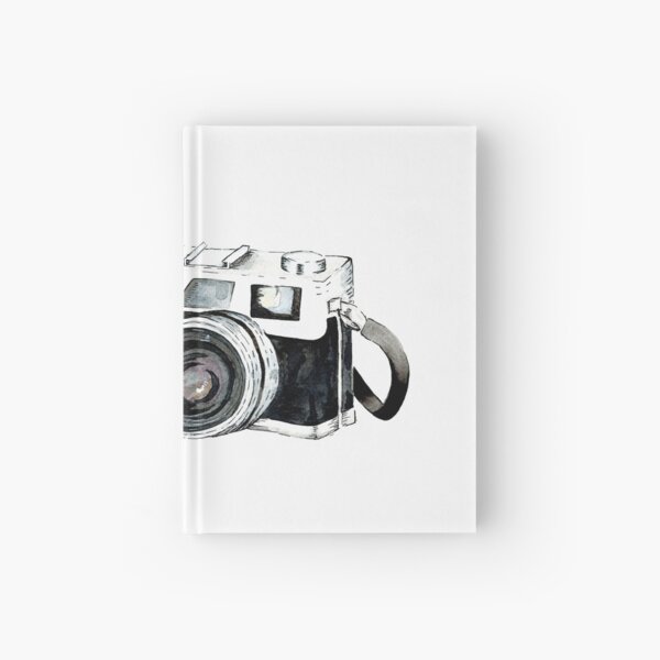 Vintage camera Hardcover Journal