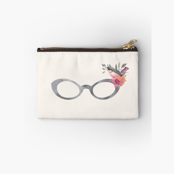 Item preview, Grey Eyeglasses With Flowers And Bird designed and sold by Primroaddesigns.