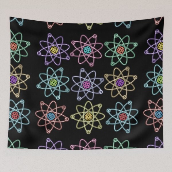 Item preview, Gold - Silver Atomic Structure pattern designed and sold by theimagezone.