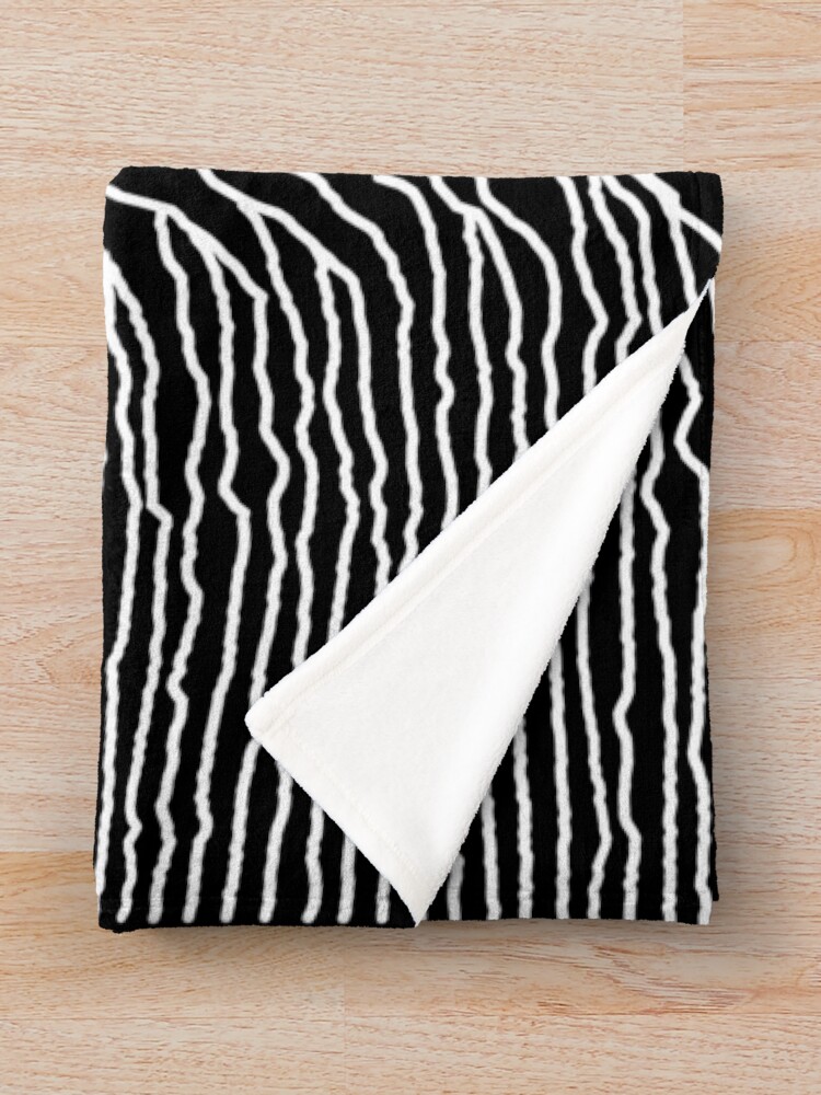 Thumbnail 3 of 6, Throw Blanket, Unknown Pleasures [J01]   designed and sold by hein77.